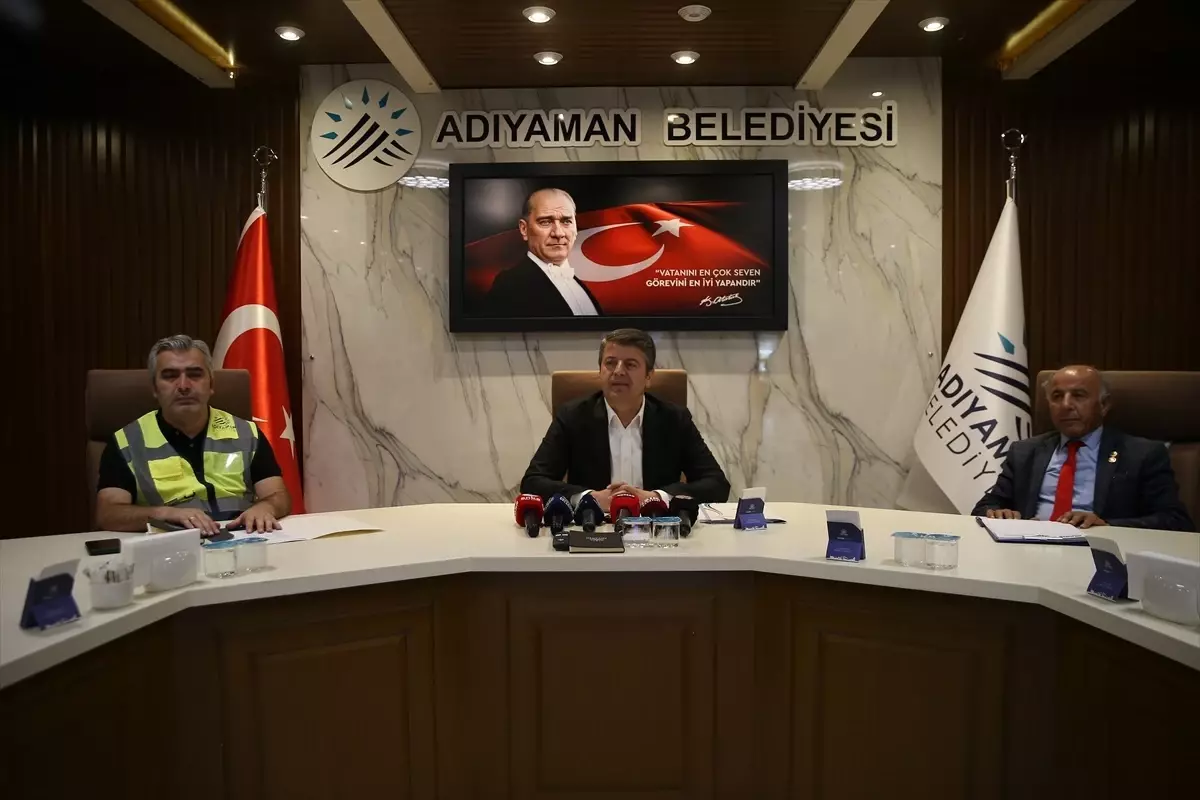 Adıyaman Belediye Başkanı Tutdere, Alt Yapı Çalışmalarını Değerlendirdi