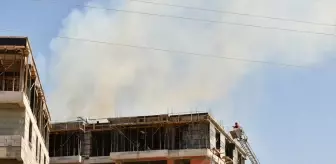 Adıyaman'da bina inşaatında çıkan yangın söndürüldü