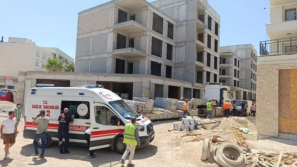 Adıyaman'da İnşaatta Elektrik Akımına Kapılan İşçi Ağır Yaralandı