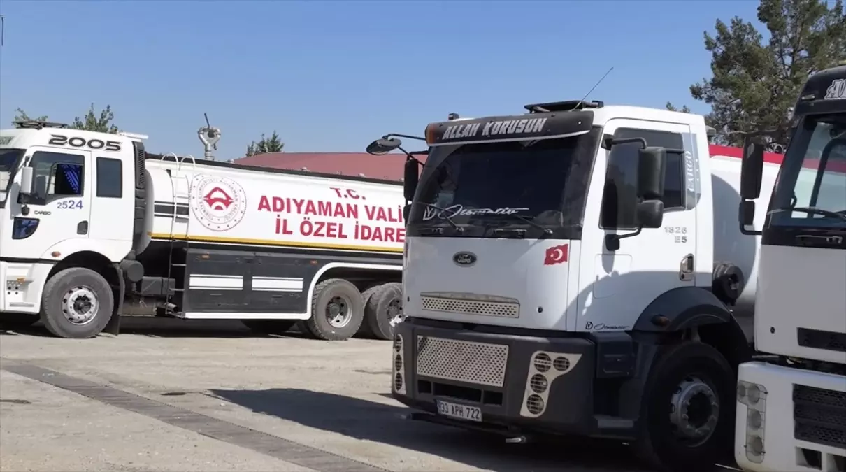 Adıyaman'da Tozla Mücadele İçin 6 Araç Hizmete Alındı