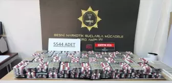 Adıyaman'da Uyuşturucu Operasyonu: 5 Bin 544 Hap Ele Geçirildi
