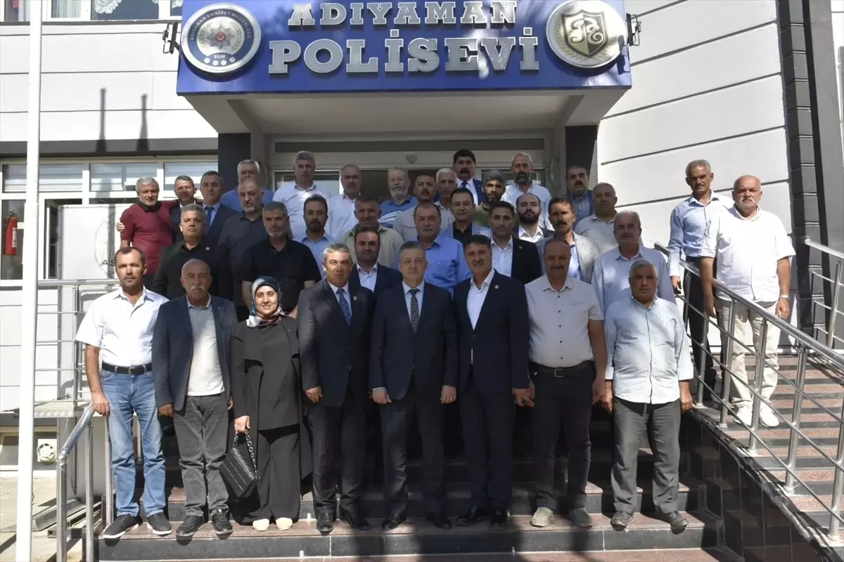 Adıyaman İl Emniyet Müdürü Muhtarlarla Toplandı