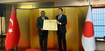 AFAD Aydın İl Müdürü Yalçın Mumcu'ya Japonya Nişanı