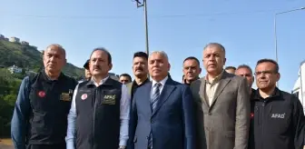 AFAD Başkanı Trabzon'da Sel Felaketi Tespitlerini İnceledi