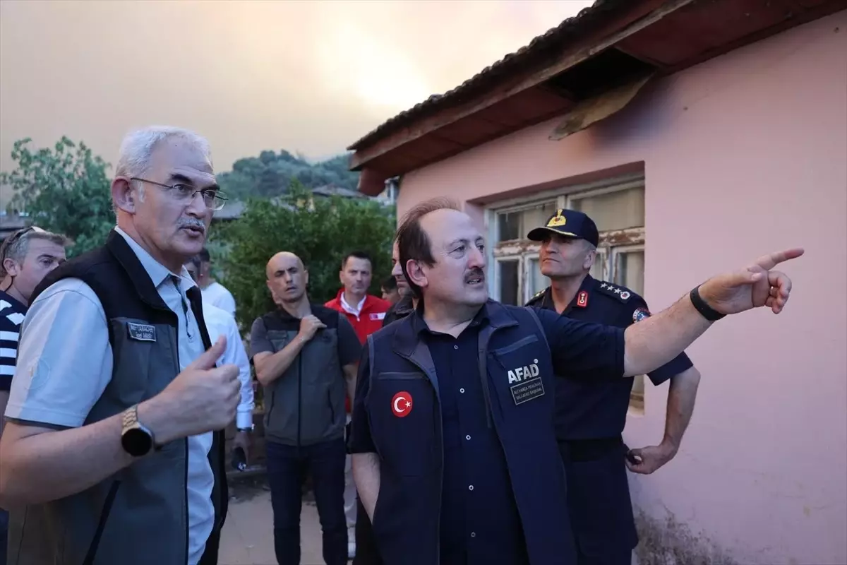 AFAD'dan Ödemiş'teki orman yangınına ilişkin bilgilendirme