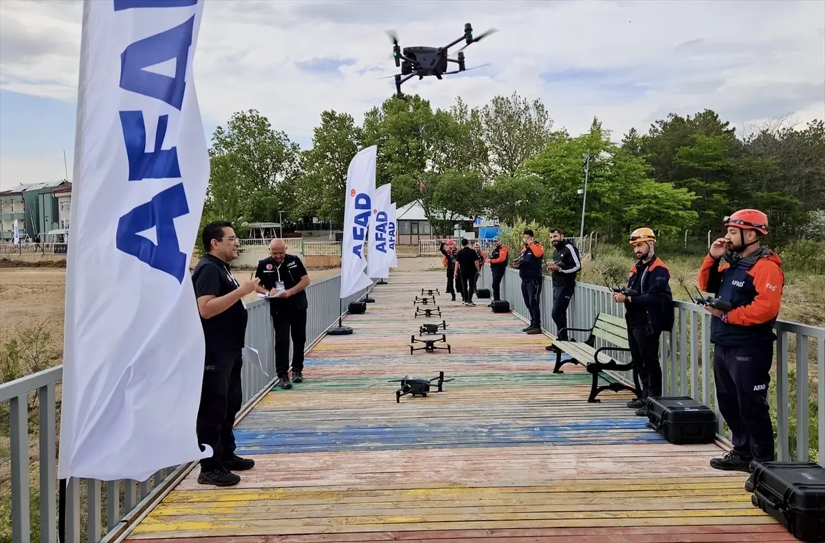 AFAD'dan Dron ile Kayıp Arama Yarışması Düzenlendi