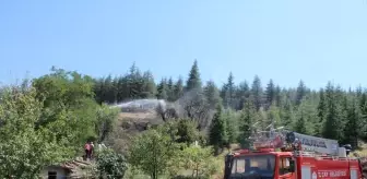 Afyonkarahisar'da Kuru Ot Yangını Kontrol Altına Alındı