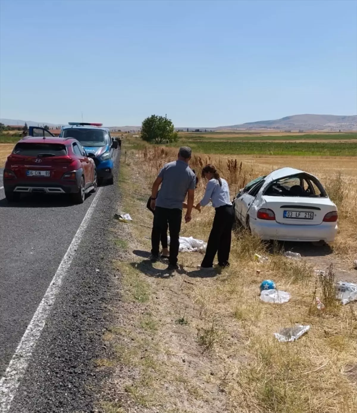 Afyonkarahisar'da Otomobil Takla Attı: 4 Yarı