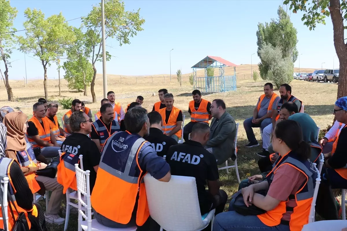 Ağrı'da AFAD Gönüllüleri Yarıştı