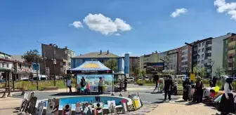 Eyüp Güzel'den Doğubayazıt'ta Filistin Temalı Sergi