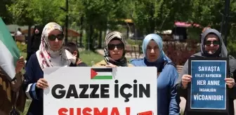 Ağrı'da Kadınlardan Gazze İçin Barış Çağrısı