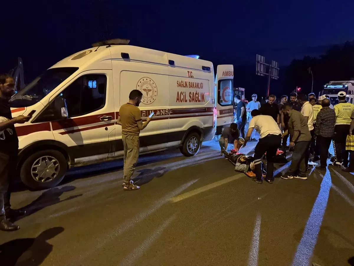 Ağrı'da Yaya Otomobil Çarpması Sonucu Yaralandı
