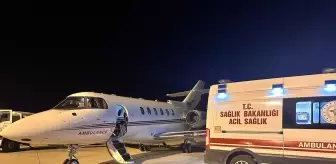 Ağrı'da Trafik Kazasında Yaralanan Çocuk Ambulans Uçakla Ankara'ya Nakledildi