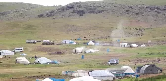 Ağrı Dağları'ndaki Göçer Aileler Yazı Çadırlarda Geçiriyor