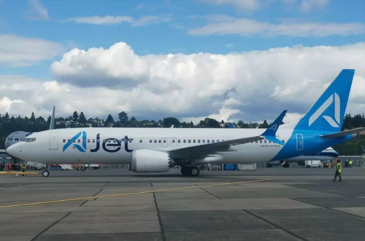 AJet, Filoya Yeni Boeing 737-8 MAX Uçağını Katmaya Başladı