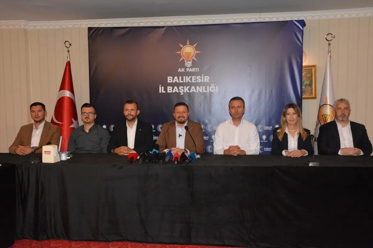AK Parti Balıkesir İl Başkanı Mehmet Aydemir'den 'Terörsüz Türkiye' sürecine ilişkin açıklama