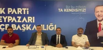 AK Parti Beypazarı İlçe Başkanlığında Toplantı Düzenlendi