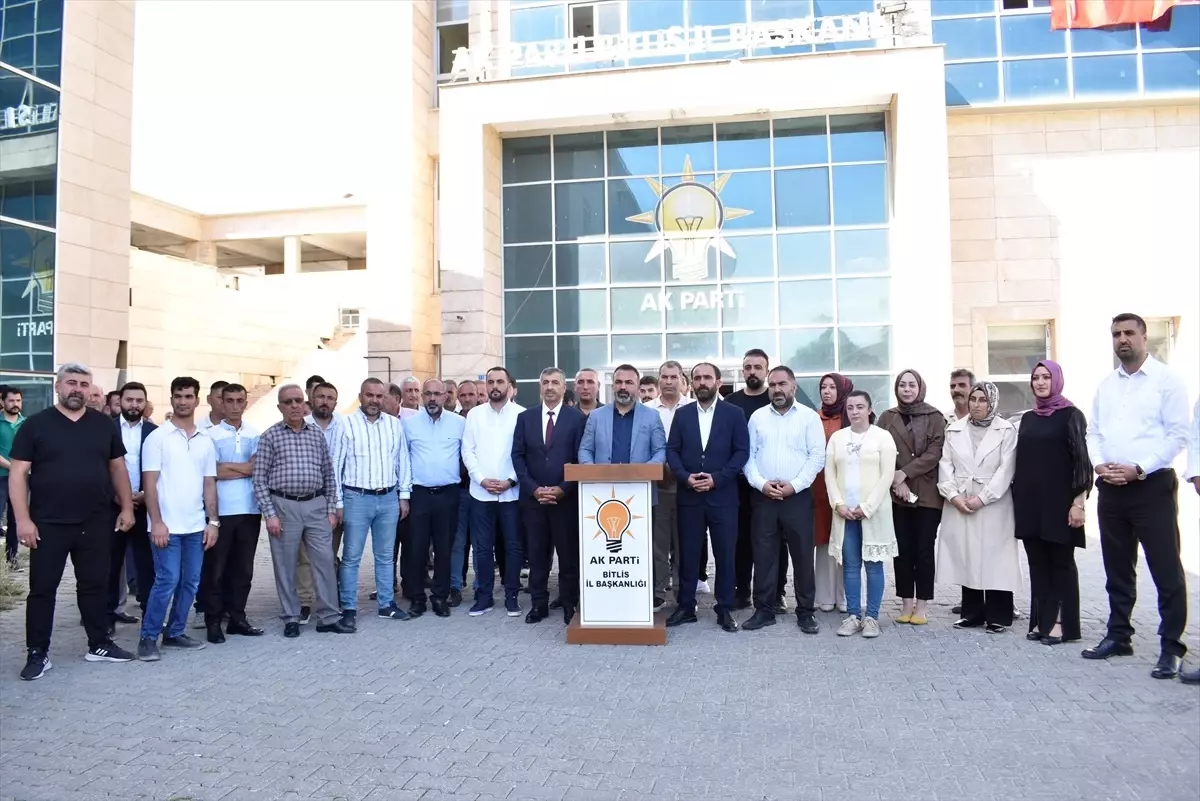 AK Parti Bitlis teşkilatından 'Terörsüz Türkiye' sürecine ilişkin açıklama