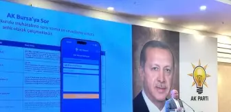 AK Parti Bursa İl Başkanı Gürkan, 'AK Sistem'i tanıttı