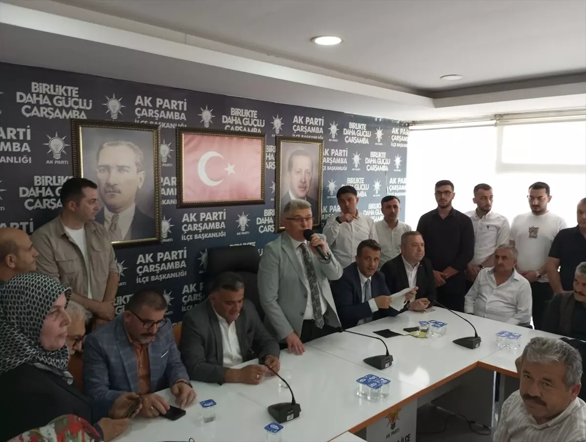 AK Parti Çarşamba'da Kurban Bayramı Bayramlaşma Programı Düzenledi