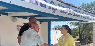 Fatma Aksal, Enez'deki Yangınzedelere Destek Ziyaretinde Bulundu