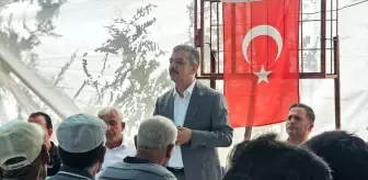 Erol Keleş, Keban'da Muhtarlarla Buluştu