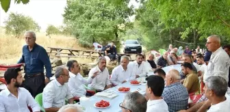 Erol Keleş, Ağın'da Muhtarlarla Buluştu