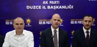 AK Parti Genel Başkan Yardımcısı İleri, Düzce'de konuştu Açıklaması