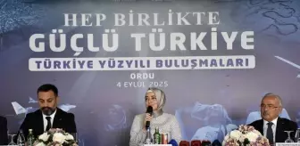 AK Parti Genel Başkan Yardımcısı Kaya, Ordu'da konuştu Açıklaması