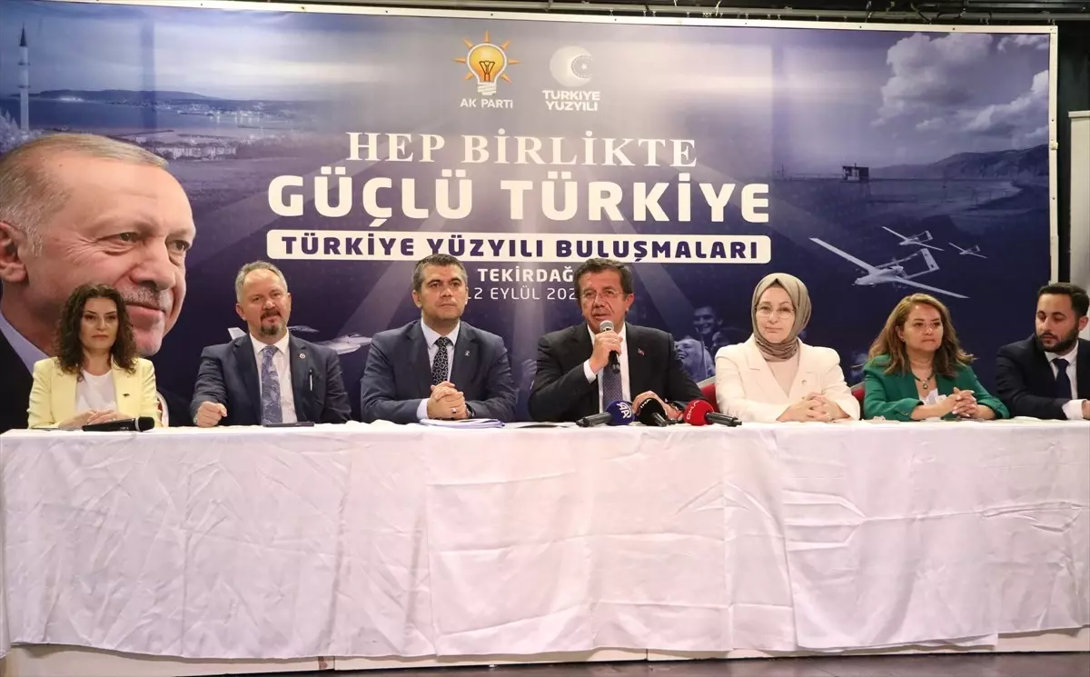AK Parti Genel Başkan Yardımcısı Zeybekci, Tekirdağ'da konuştu Açıklaması
