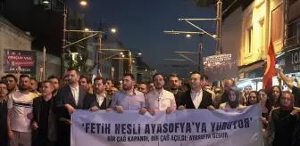 Ayasofya'nın Açılışı İçin Yürüdüler
