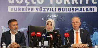 AK Parti Grup Başkanvekili Özlem Zengin, Adana'da konuştu Açıklaması