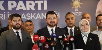 AK Parti İl Başkanı Okandan, gündemi değerlendirdi