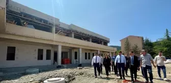 AK Parti Karabük Milletvekili Şahin, Ovacık'taki yatırımları inceledi