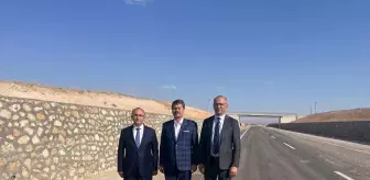 AK Parti Kırşehir Milletvekili Erkan kentte yürütülen kara yolu projelerini inceledi