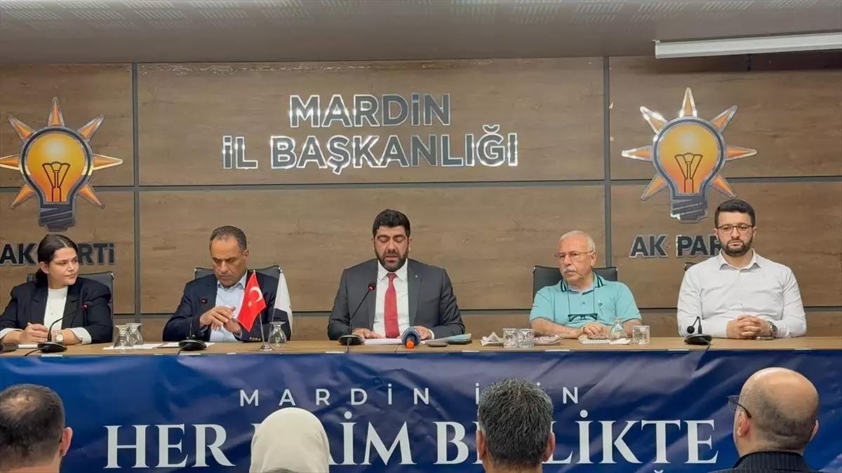 AK Parti Mardin İl Başkanı Uncu'dan 'Terörsüz Türkiye' sürecine ilişkin açıklama