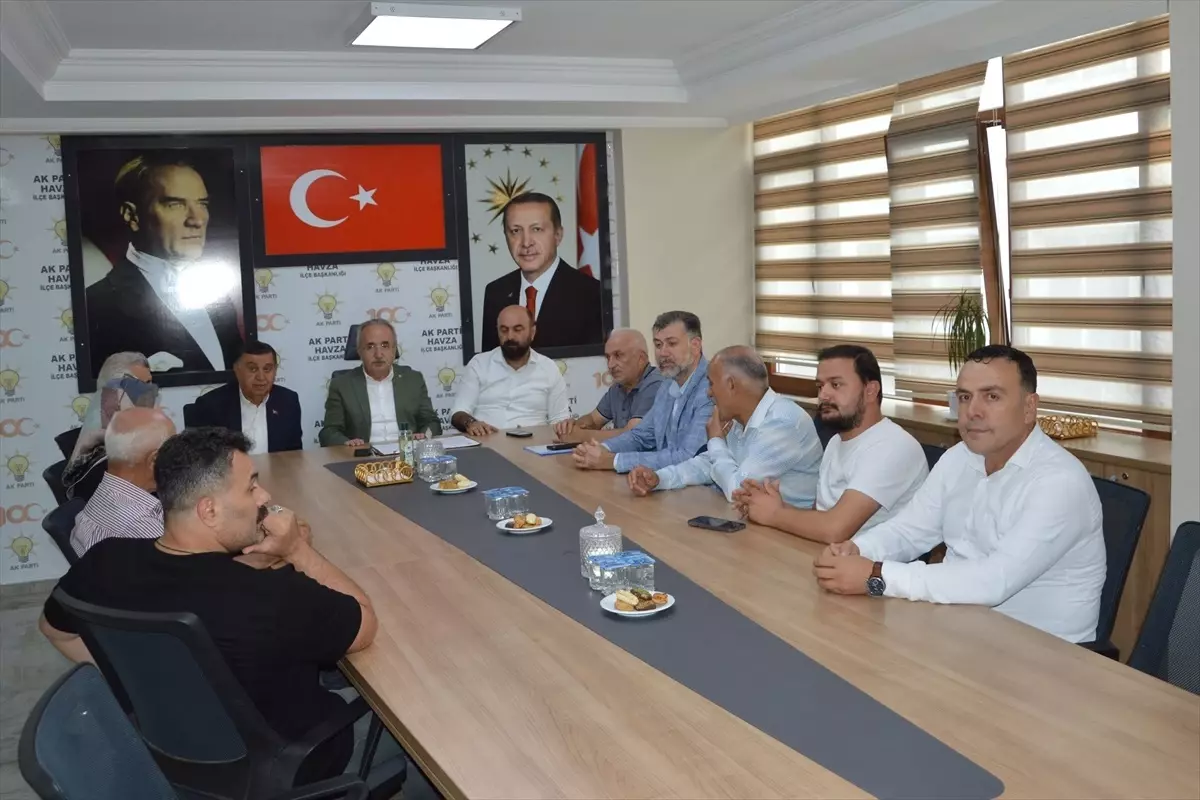 AK Parti Samsun İl Başkanı Mehmet Köse'den Havza Çıkarması