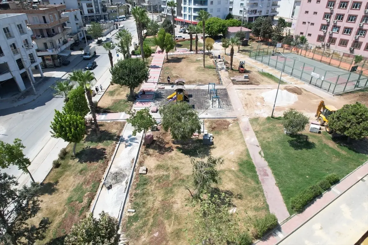 Mersin'de Barış Parkı Yenileniyor
