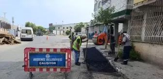 Mersin Akdeniz'de Sokak Yenileme Çalışmaları Başladı