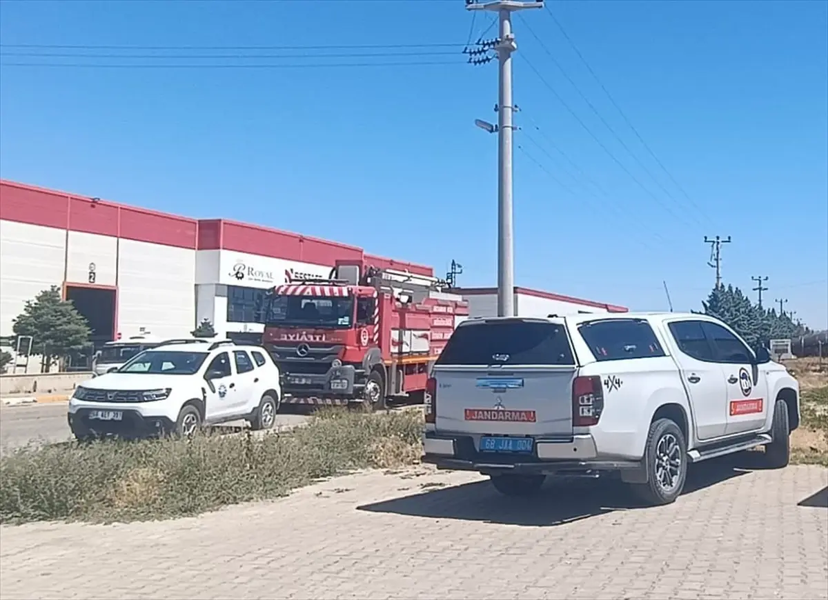 Aksaray'da Fabrika Patlaması: 1 Ölü, 3 Yaralı