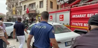 Aksaray'da Tadilat Halindeki İş Hanında Yangın