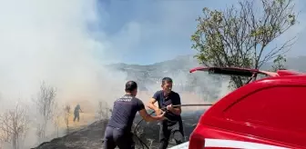 Akseki'de Otluk Alanda Çıkan Yangın Kontrol Altına Alındı