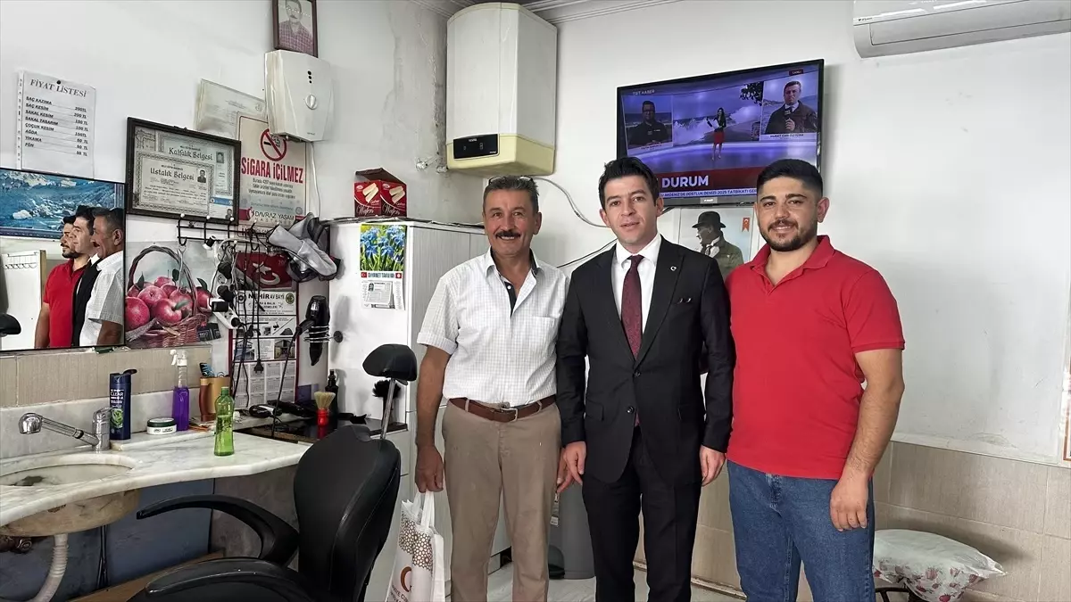 Aksu Kaymakamı Aydın, Ahilik Haftası'nda Esnafla Buluştu