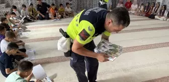 Alaçam'da Öğrencilere Trafik Eğitimi Verildi