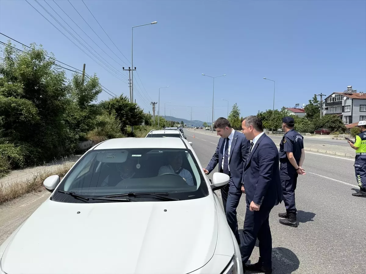 Alaçam'da Kurban Bayramı Trafik Denetimleri Devam Ediyor