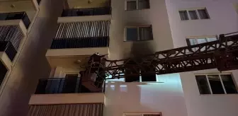 Alanya'da Apartman Dairesinde Yangın Çıktı