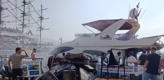 Alanya'da Lüks Tekne Yangını Kontrol Altına Alındı