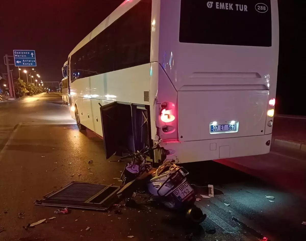 Alanya'da Motosiklet Kazası: Bir Kişi Hayatını Kaybetti