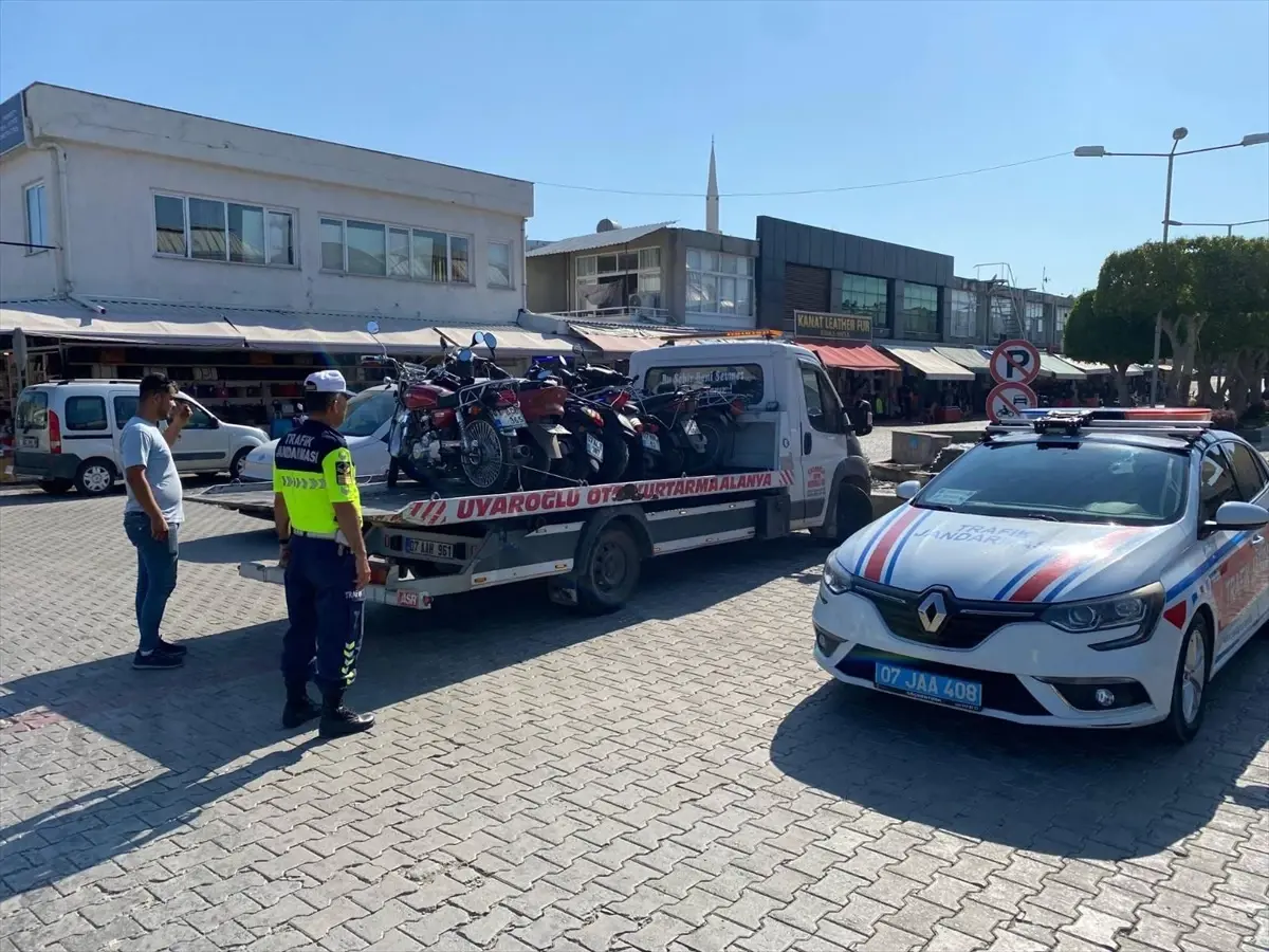 Alanya'da Motosiklet Kullanıcılarına Yönelik Denetim