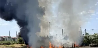 Alanya'da Otluk Alanda Yangın Söndürüldü